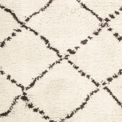 Pflegeleichter Teppich Casablanca in Beige mit Rautenmuster – zeitloser Wohnteppich für moderne Wohnräume