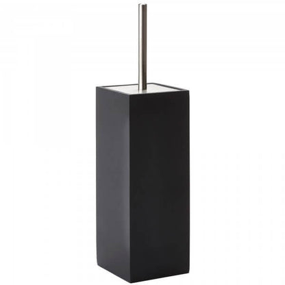 Aquanova Moon WC-Bürstengarnitur in Schwarz: Langlebige Toilettenbürste in modernem Design.