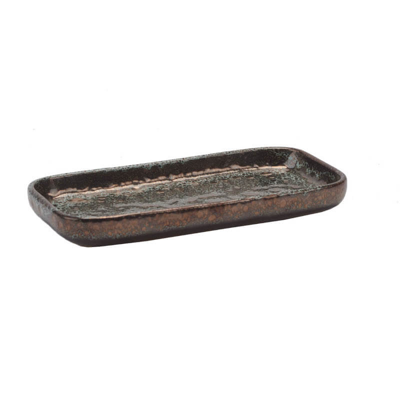 Aquanova Ugo Utensilienablage, rechteckig, Keramik, Vintage Bronze: Stilvolle Ablage für Ihr Badezimmer.