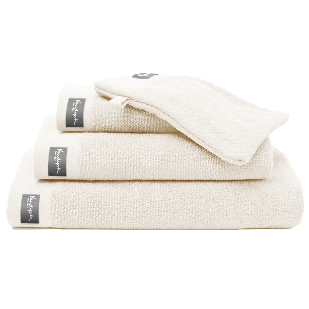 Vandyck Home Uni Handtuch Desert – weiche Baumwolle mit Bordüre, als Badetuch, Duschtuch & Gästetuch in warmem Sand