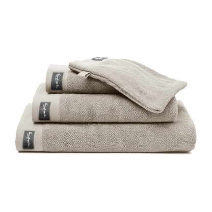 Vandyck Home Uni Handtuch Stone – weiche Baumwolle mit Bordüre, als Badetuch, Duschtuch & Gästetuch