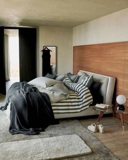 Vandyck Toronto Badteppich als weicher Bettvorleger – flauschige Badematte auch im Schlafzimmer ideal