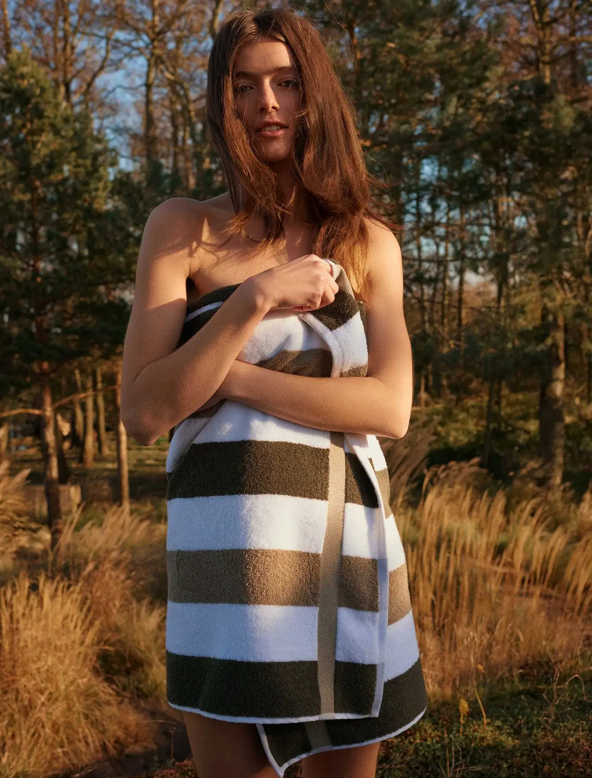 Vandyck Vancouver Handtuch – markante Blockstreifen, weiche Baumwolle & hochwertige Verarbeitung