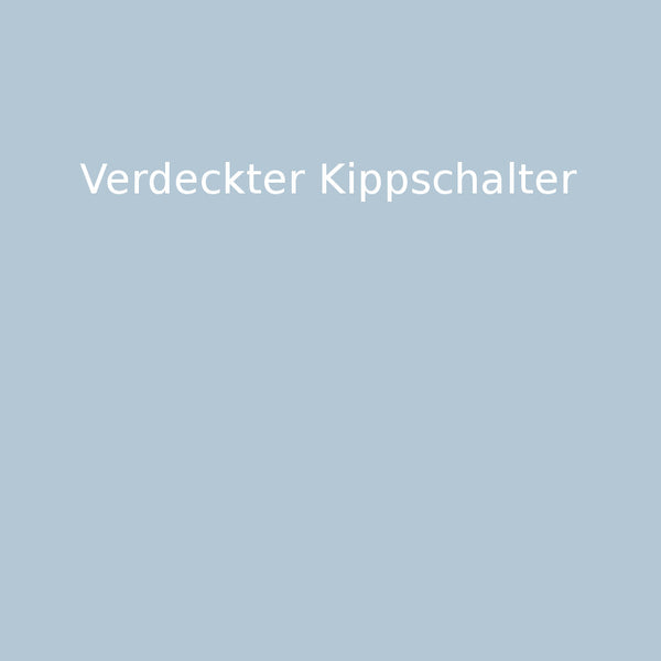 Verdeckter Kippschalter