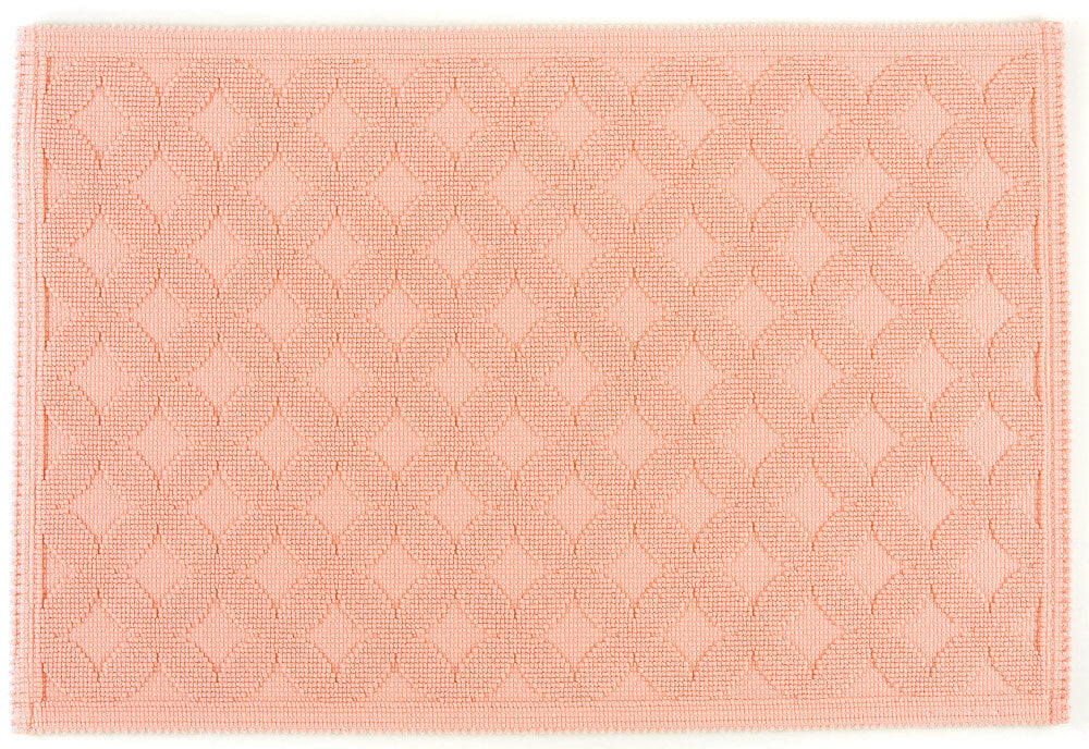 Vorleger Seaside von Rhomtuft/Badezimmermatte in Peach, sanfte Farben für ein harmonisches Bad.