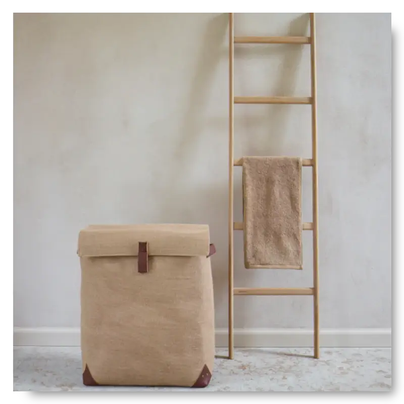 Wäschebehälter, faltbar, beige, verschiedene Größen