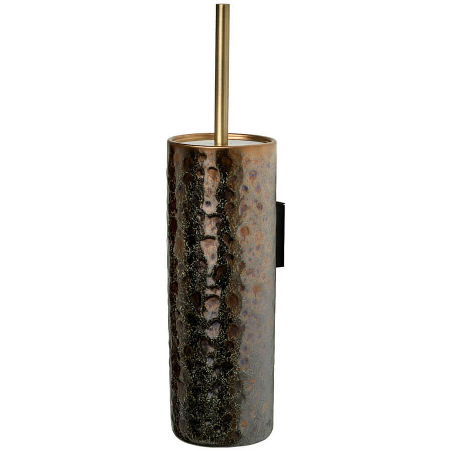 Aquanova Ugo Wand-WC-Bürste, Vintage Bronze: WC-Garnitur im Antik-Look zur Wandbefestigung.