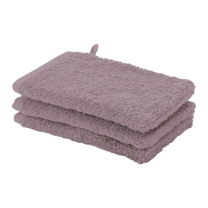 Waschhandschuh-Set "London Malve": Das Waschhandschuh-Set von Aquanova ist ein hochwertiges Waschhandschuh-Set.