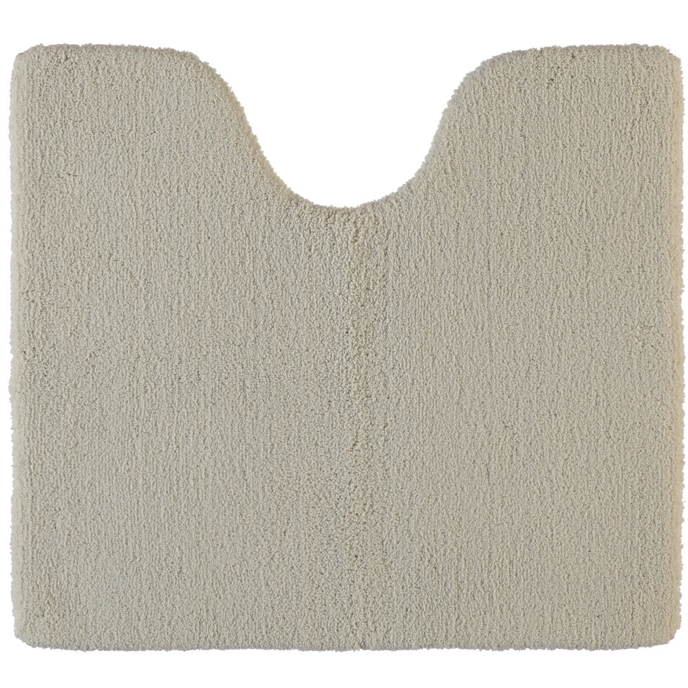Rhomtuft Square Aspect WC-Vorleger mit Ausschnitt in Stone: Passender Vorleger für Ihre Toilette.