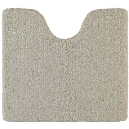 Rhomtuft Square Aspect WC-Vorleger mit Ausschnitt in Stone: Passender Vorleger für Ihre Toilette.