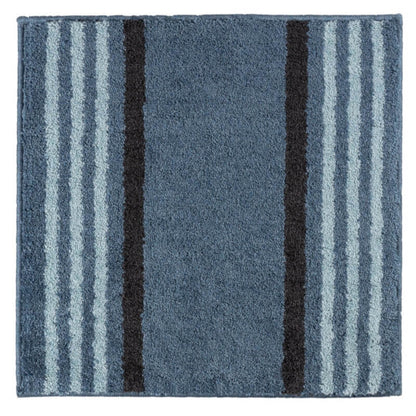 WC Vorleger Lima in Ocean Blau – moderner Vorleger mit Streifen, rutschfest und pflegeleicht.
