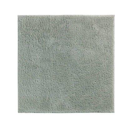 Quadratische Badematte in frischem Sea Green (Grün), speziell als WC-Vorleger, rutschfest und aus Baumwolle.