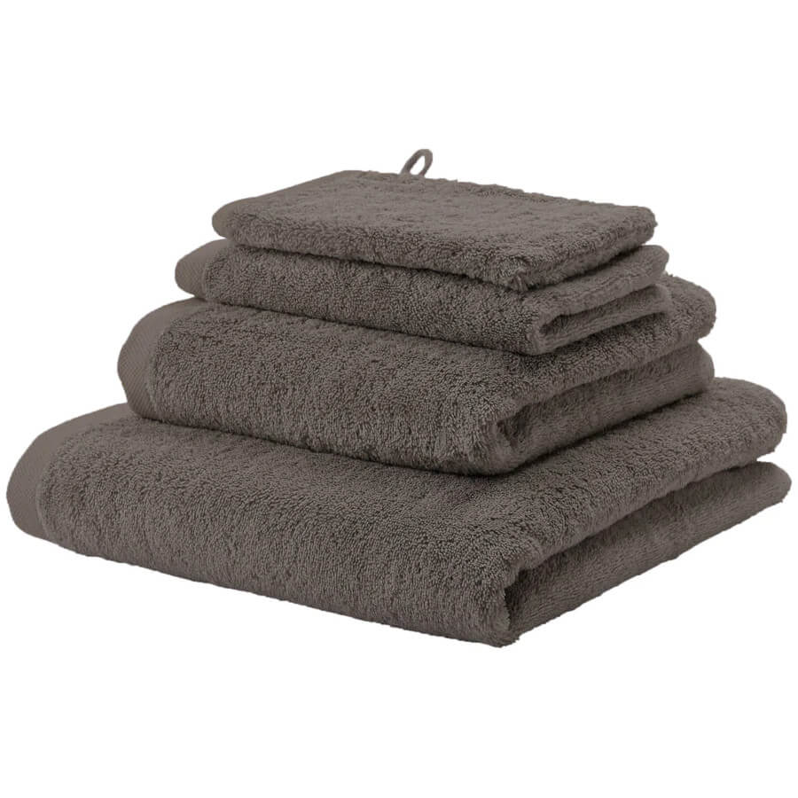 Aquanova London weiche Handtücher-Set, Ash: Handtuch-Set in elegantem Asch-Grau.