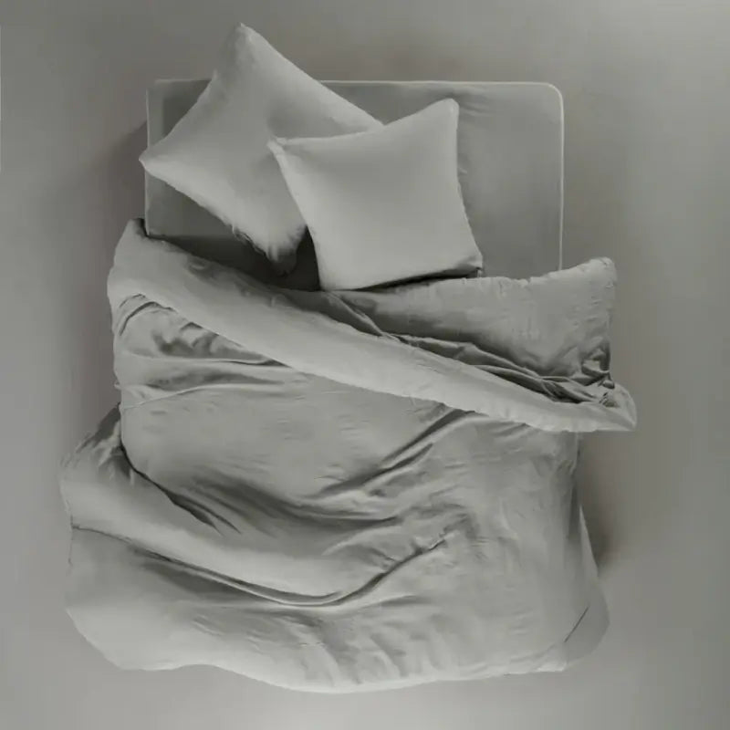 Satin-Bettwäsche aus Tencel Lyocell in Salbei – angenehm weich und pflegeleich