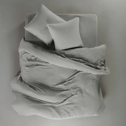 Satin-Bettwäsche aus Tencel Lyocell in Salbei – angenehm weich und pflegeleich
