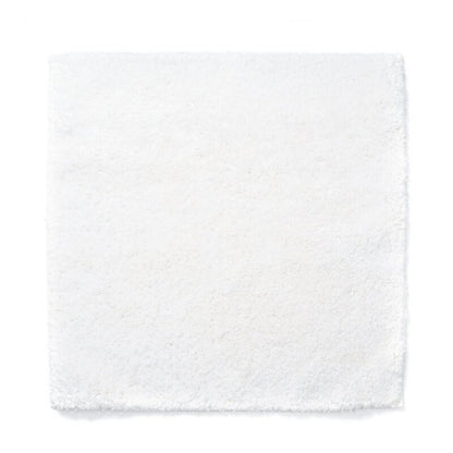 Weißer WC-Vorleger Havannah Weiß 60x60cm aus weicher Baumwolle mit rutschfester Unterseite für ein sauberes und sicheres Bad.