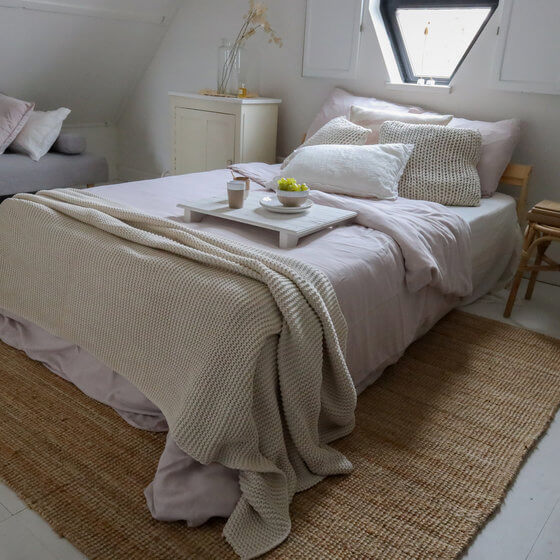 House in Style Ponza Wolldecke/Strickplaid, modern: Kuschelige Decke für Ihr Zuhause.
